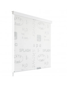 Tenda a Rullo per Doccia 100x240 cm Schizzi 2