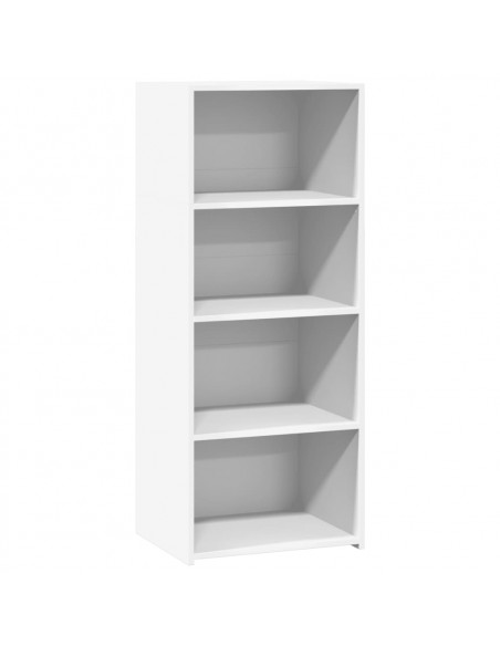 Credenza Bianca 50x41x124 cm in Legno Multistrato
