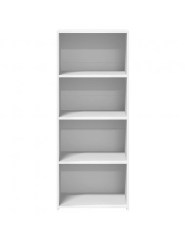 Credenza Bianca 50x41x124 cm in Legno Multistrato