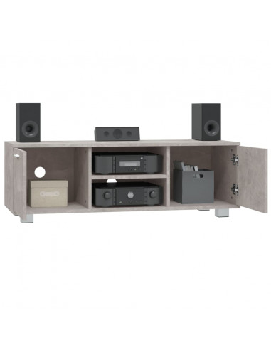 Mobile per TV Grigio Cemento 120x40,5x35 cm Legno Multistrato
