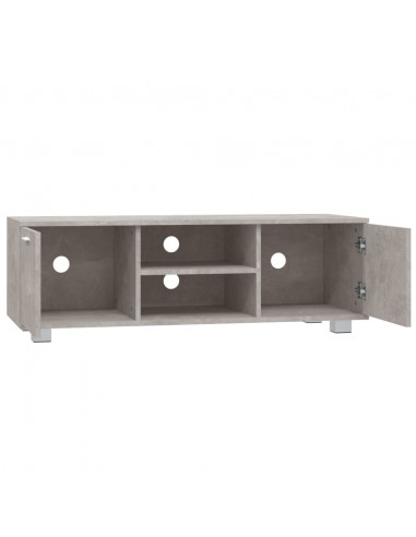 Mobile per TV Grigio Cemento 120x40,5x35 cm Legno Multistrato