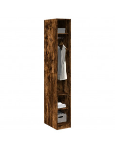 Armadio Rovere Fumo 30x50x200 cm in Legno Multistrato 2