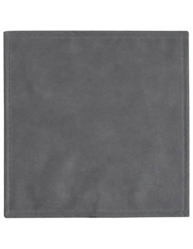 Scatole Portaoggetti 4 pz Grigio 32x32x32cm Tessuto non Tessuto