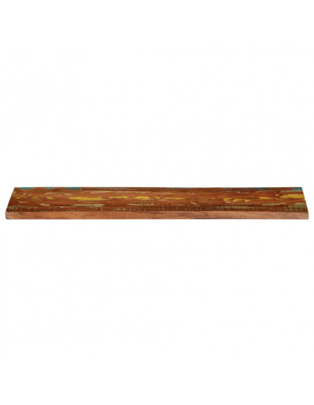 Piano Tavolo 100x20x3,8 cm Rettangolare in Massello di Recupero