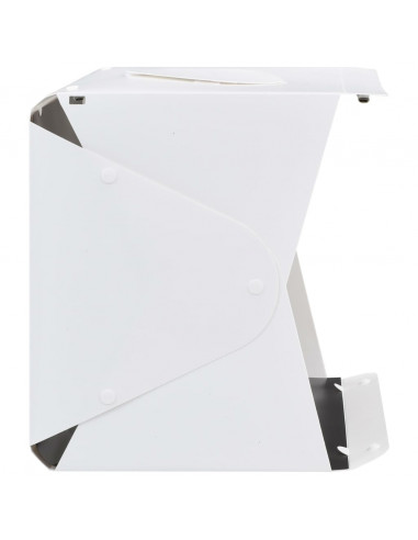 Light Box per Studio Foto a LED 40x34x37 cm in Plastica Bianco