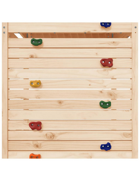 Set da Gioco da Esterno in Legno Massello di Pino