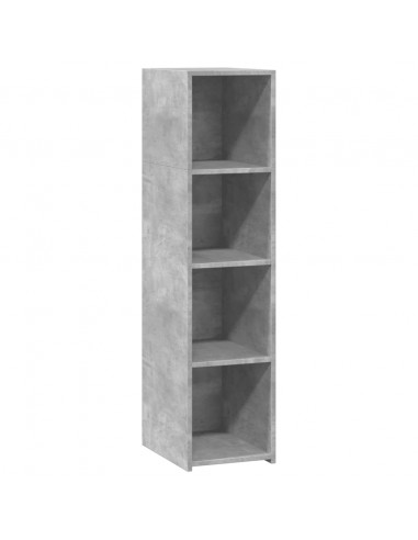 Credenza Grigio Cemento 30x41x124cm in Legno Multistrato
