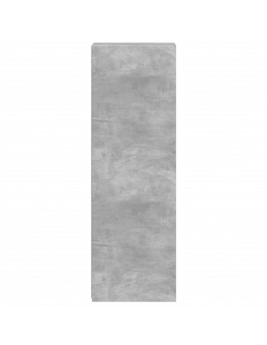 Credenza Grigio Cemento 30x41x124cm in Legno Multistrato