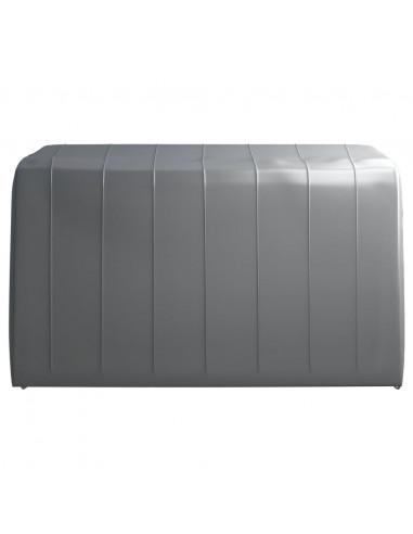 Tenda Capannone 370x370 cm Grigio Acciaio