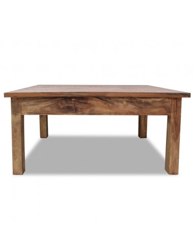 Tavolino da Salotto in Legno Massello di Recupero 98x73x45 cm