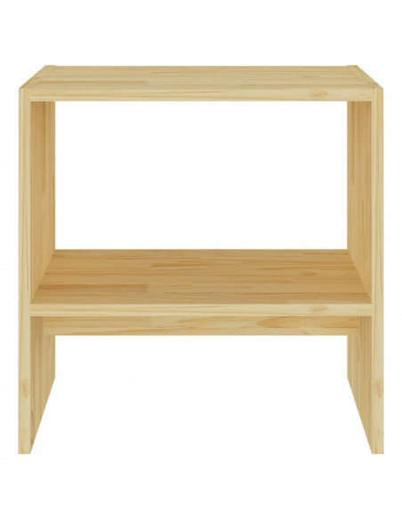 Comodini 2 pz 40x30,5x40 cm in Legno Massello di Pino