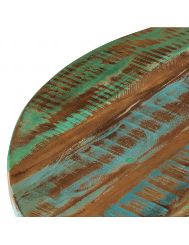 Tavolino da Salotto in Legno Massello Recuperato 65x32 cm