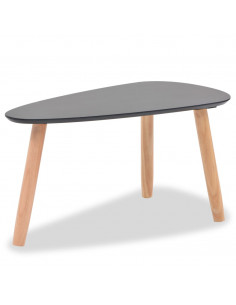 Set Tavolini da Caffè 2 pz in Massello di Pino Neri 2