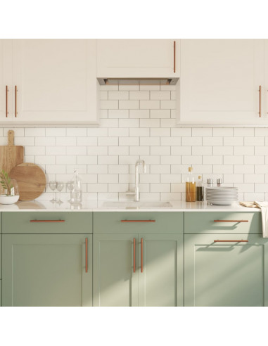 Maniglie per Mobili 10pz Bronzo 160mm in Acciaio Inox