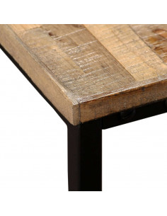 Set Tavolini a Incastro 2 pz in Teak Massello di Recupero 2