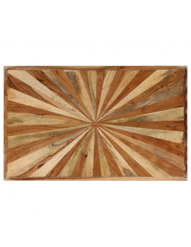Tavolino da Salotto in Legno Massello di Mango 90x55x36 cm
