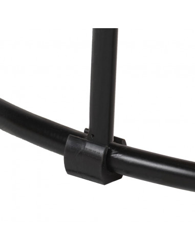 Tavolino da Salotto Legno Massello di Mango e Acciaio 50x40 cm