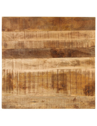 Tavolino da Salotto in Legno Massello di Mango 80x80x40cm