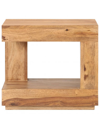 Tavolo da Salotto 45x45x40 cm in Legno Massello di Acacia