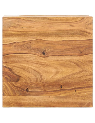 Tavolo da Salotto 45x45x40 cm in Legno Massello di Acacia