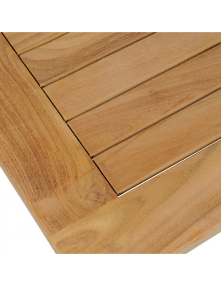 Tavolino da Salotto in Legno di Teak 90x50x45 cm