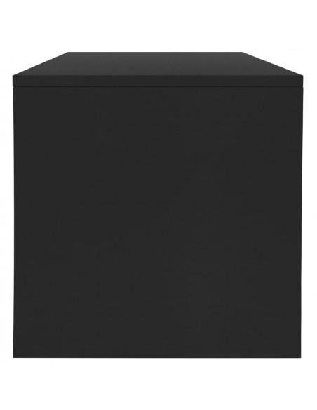 Tavolino da Salotto Nero 100x40x40 cm in Legno Multistrato