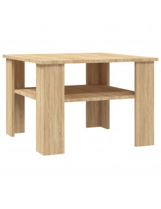 Tavolino da Salotto Rovere Sonoma 60x60x42 cm Legno Multistrato 2