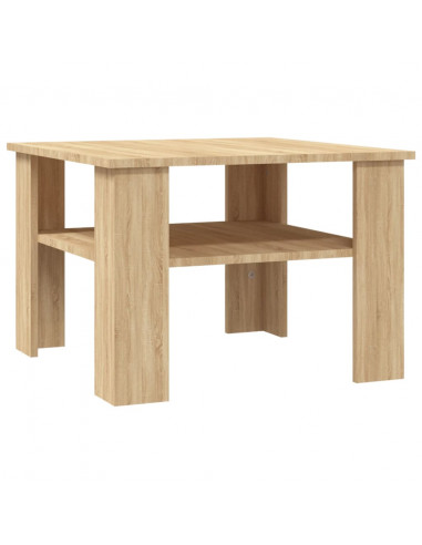 Tavolino da Salotto Rovere Sonoma 60x60x42 cm Legno Multistrato
