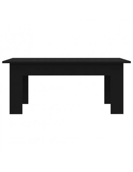 Tavolino da Salotto Nero 100x60x42 cm in Legno Multistrato