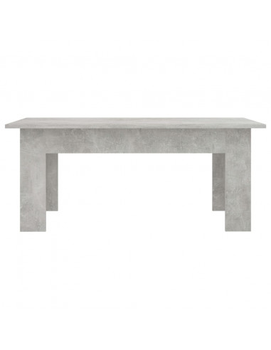 Tavolino Salotto Grigio Cemento 100x60x42 cm Legno Multistrato