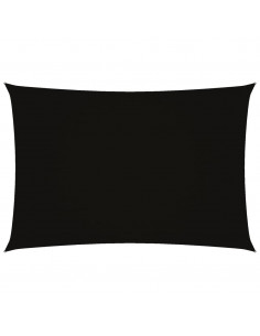 Parasole a Vela Oxford Rettangolare 3x5 m Nero 2