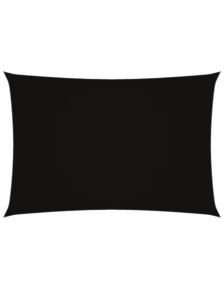 Parasole a Vela Oxford Rettangolare 3x5 m Nero