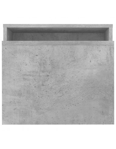 Set Tavolini da Salotto Grigio Cemento 100x48x40 cm Multistrato