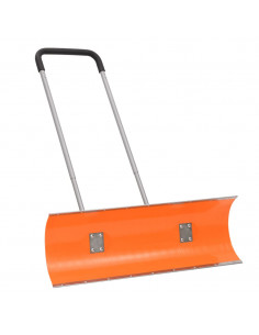 Pala da Neve con Manico Allungabile Arancione 96cm Lama Acciaio 2