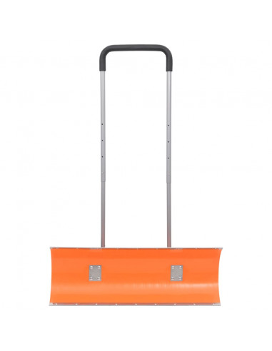 Pala da Neve con Manico Allungabile Arancione 96cm Lama Acciaio