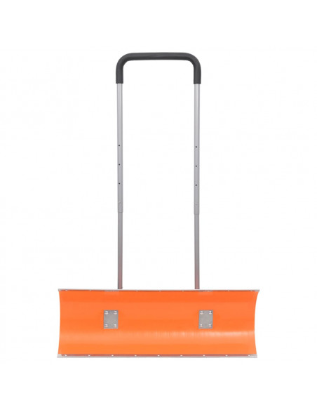 Pala da Neve con Manico Allungabile Arancione 96cm Lama Acciaio