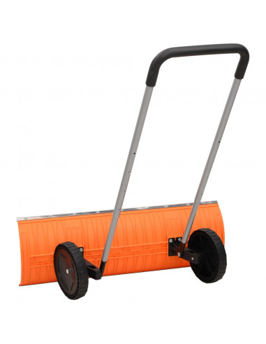 Pala da Neve con Manico Allungabile Arancione 96cm Lama Acciaio