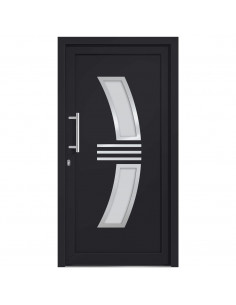 Porta di Ingresso Antracite 108x200 cm 2