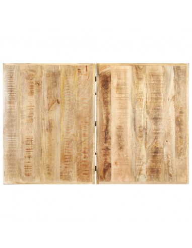Tavolino da Salotto in Legno Massello di Mango 142x90x42 cm