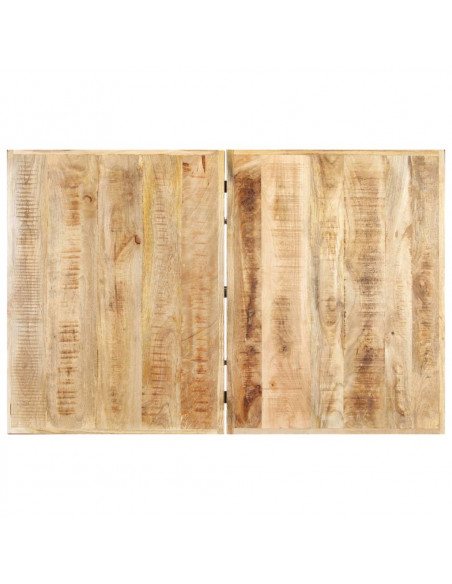 Tavolino da Salotto in Legno Massello di Mango 142x90x42 cm