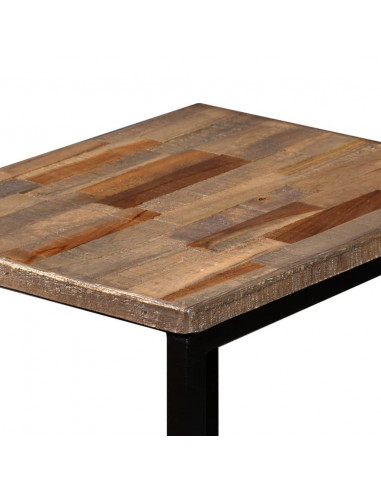 Set Tavolini a Incastro 3 pz in Teak Massello di Recupero