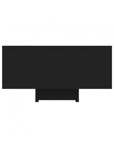 Tavolino da Salotto Nero 85x55x31 cm in Legno Multistrato