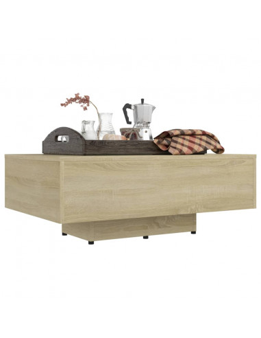 Tavolino da Salotto Rovere Sonoma 85x55x31cm Legno Multistrato