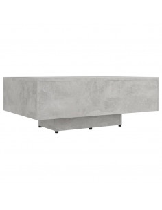 Tavolino Salotto Grigio Cemento 85x55x31 cm Legno Multistrato 2