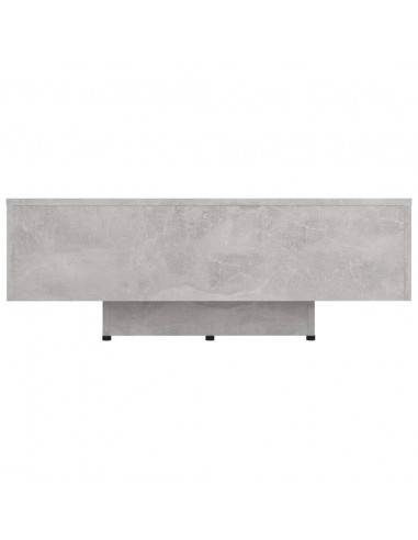 Tavolino Salotto Grigio Cemento 85x55x31 cm Legno Multistrato