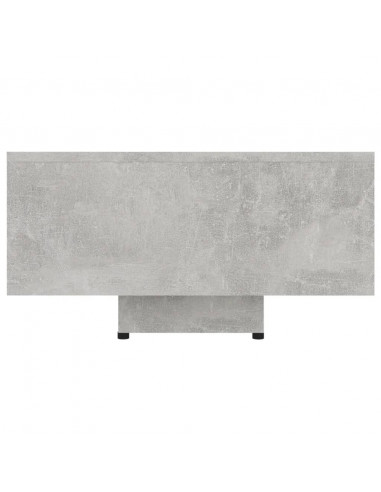 Tavolino Salotto Grigio Cemento 85x55x31 cm Legno Multistrato