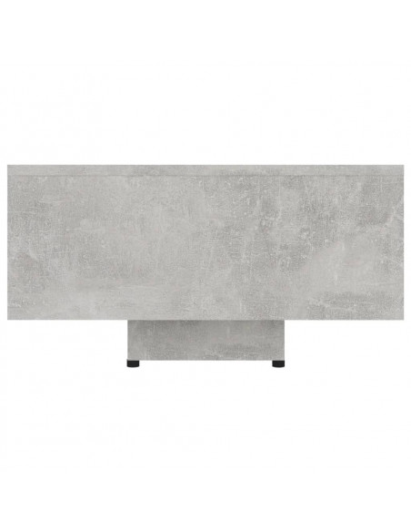 Tavolino Salotto Grigio Cemento 85x55x31 cm Legno Multistrato