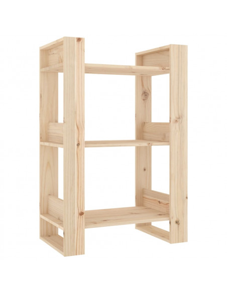 Libreria/Divisorio 60x35x91 cm in Legno Massello di Pino