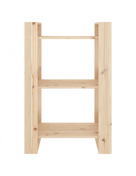 Libreria/Divisorio 60x35x91 cm in Legno Massello di Pino