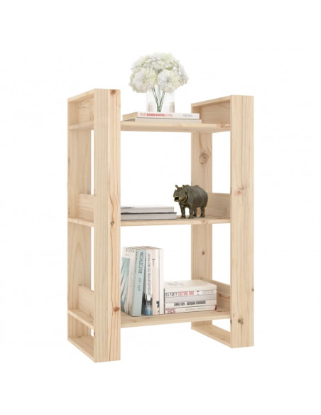 Libreria/Divisorio 60x35x91 cm in Legno Massello di Pino